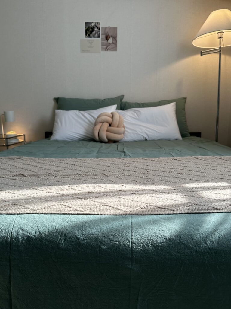 Airy airbnb space with good natural lighting